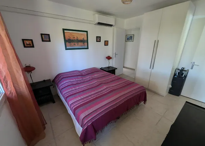 公寓 Calme Proche Toutes Activites, F3 Avec Parking, Jardin, Piscine, Wifi, Clim Dans Propriete Privee 阿格德