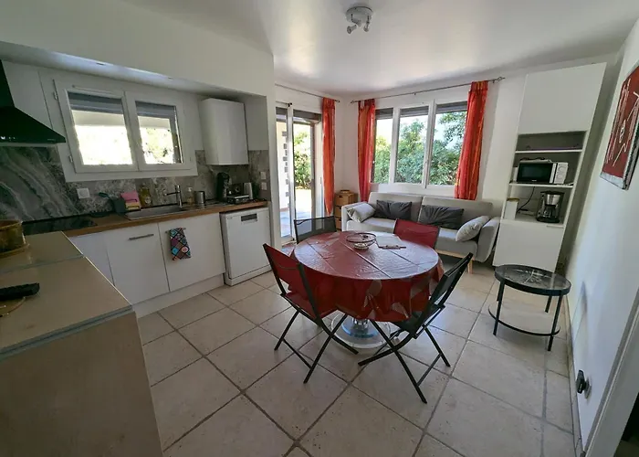 Calme Proche Toutes Activites, F3 Avec Parking, Jardin, Piscine, Wifi, Clim Dans Propriete Privee * 阿格德