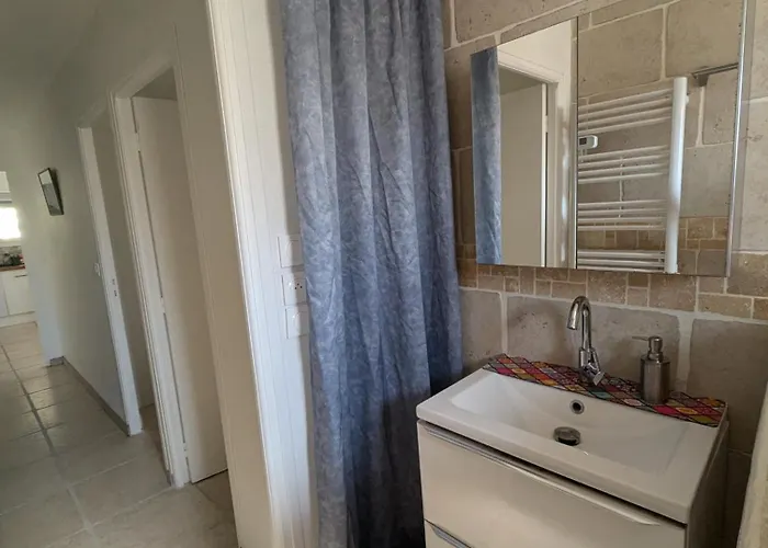 公寓 Calme Proche Toutes Activites, F3 Avec Parking, Jardin, Piscine, Wifi, Clim Dans Propriete Privee 阿格德